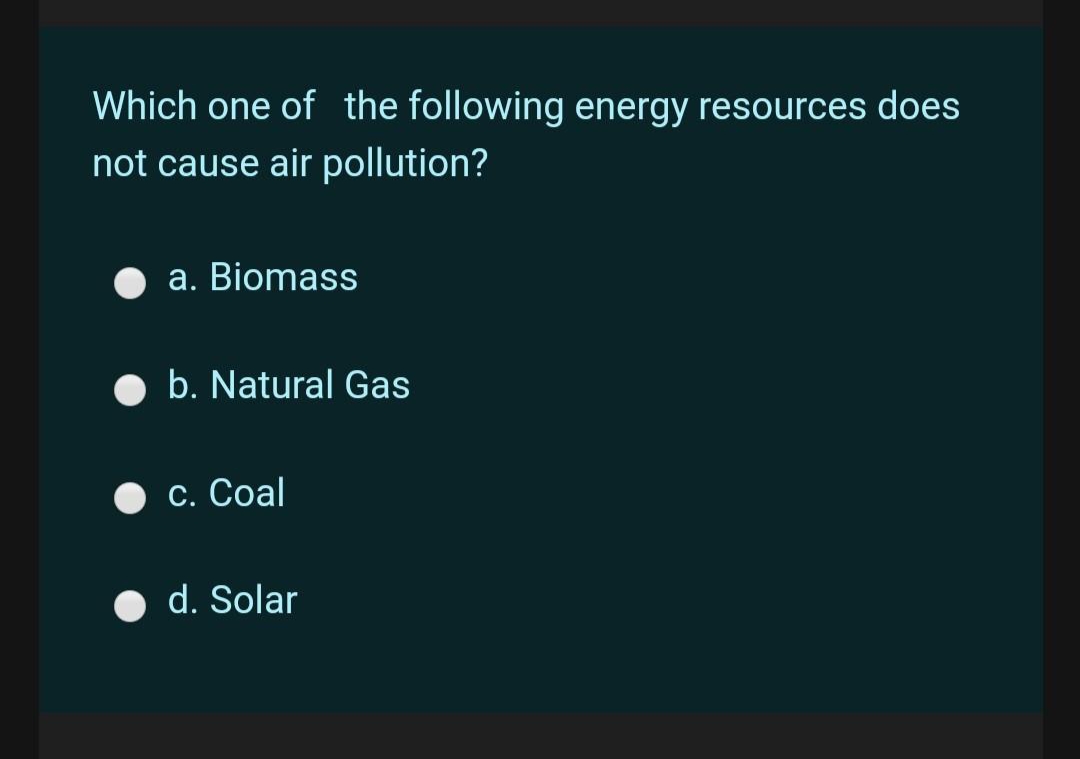 Can Biomass Cause Pollution?