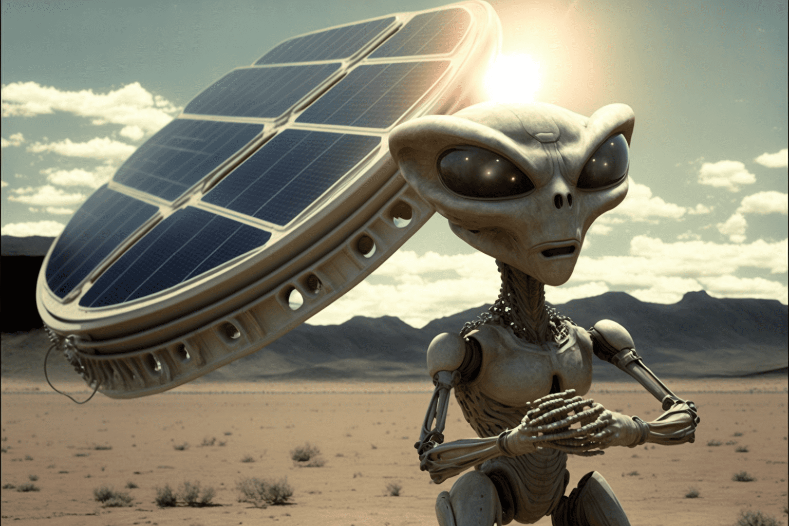 Are Alien Spacecraft Using Solar Energy to Power Us?