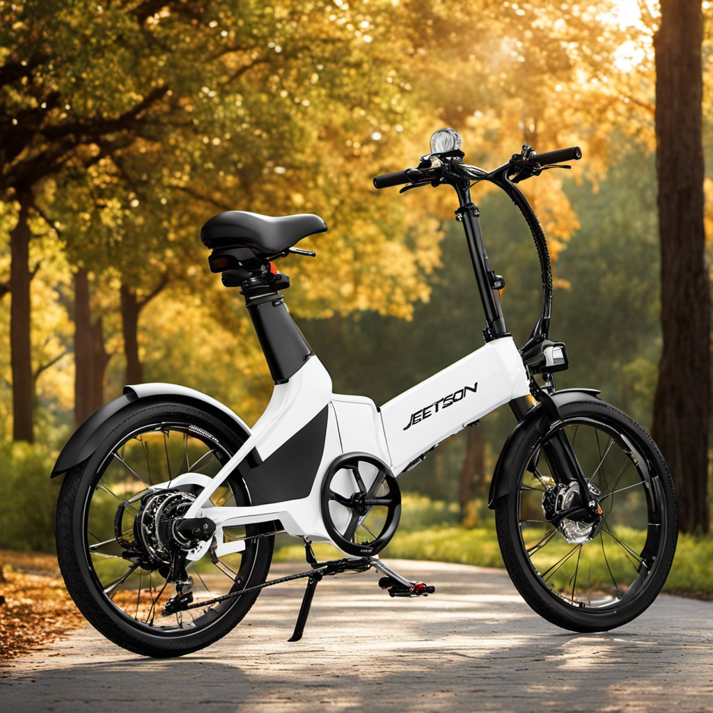 An image showcasing the sleek design of the Jetson Electric Bike with Pedals
