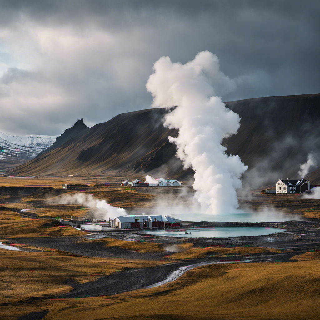An image capturing the essence of Iceland's geothermal energy utilization