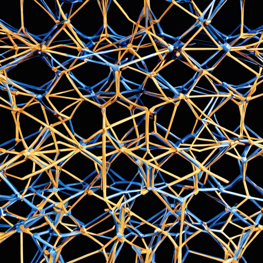 An image showcasing a crystal lattice structure with ions of varying charges, illustrating the dependence of lattice energy