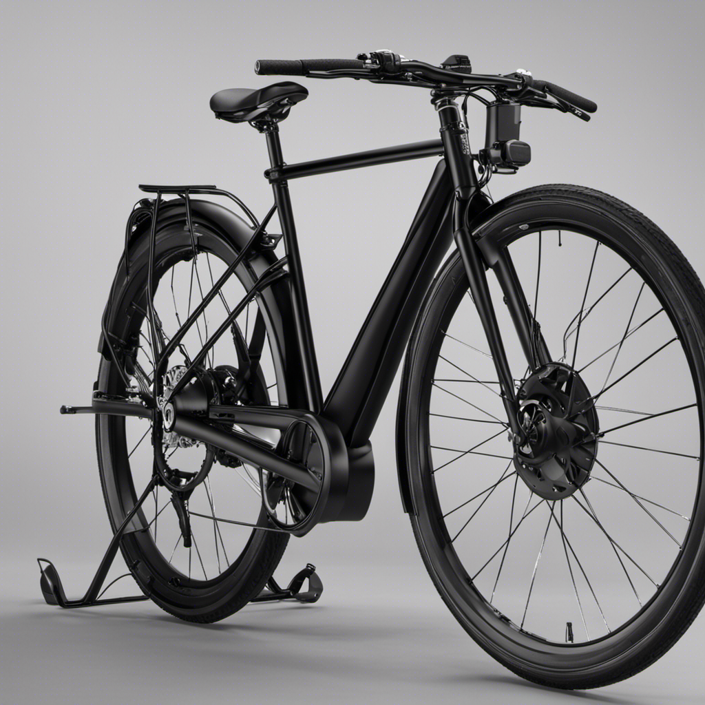 An image that showcases the contrasting features of an electric bike and a traditional bike