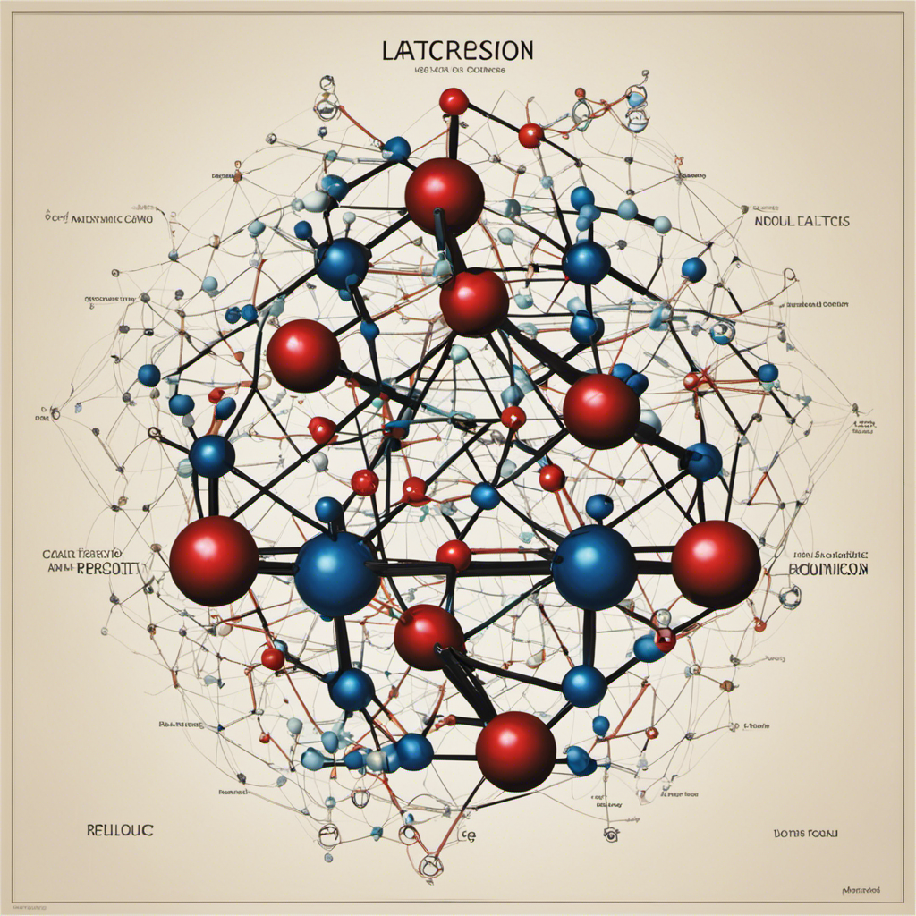 An image showcasing a molecule's lattice energy determination