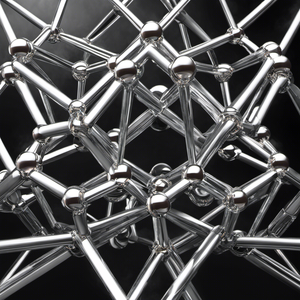 An image showcasing two positively charged ions with tightly packed, interlocking crystal lattice structures