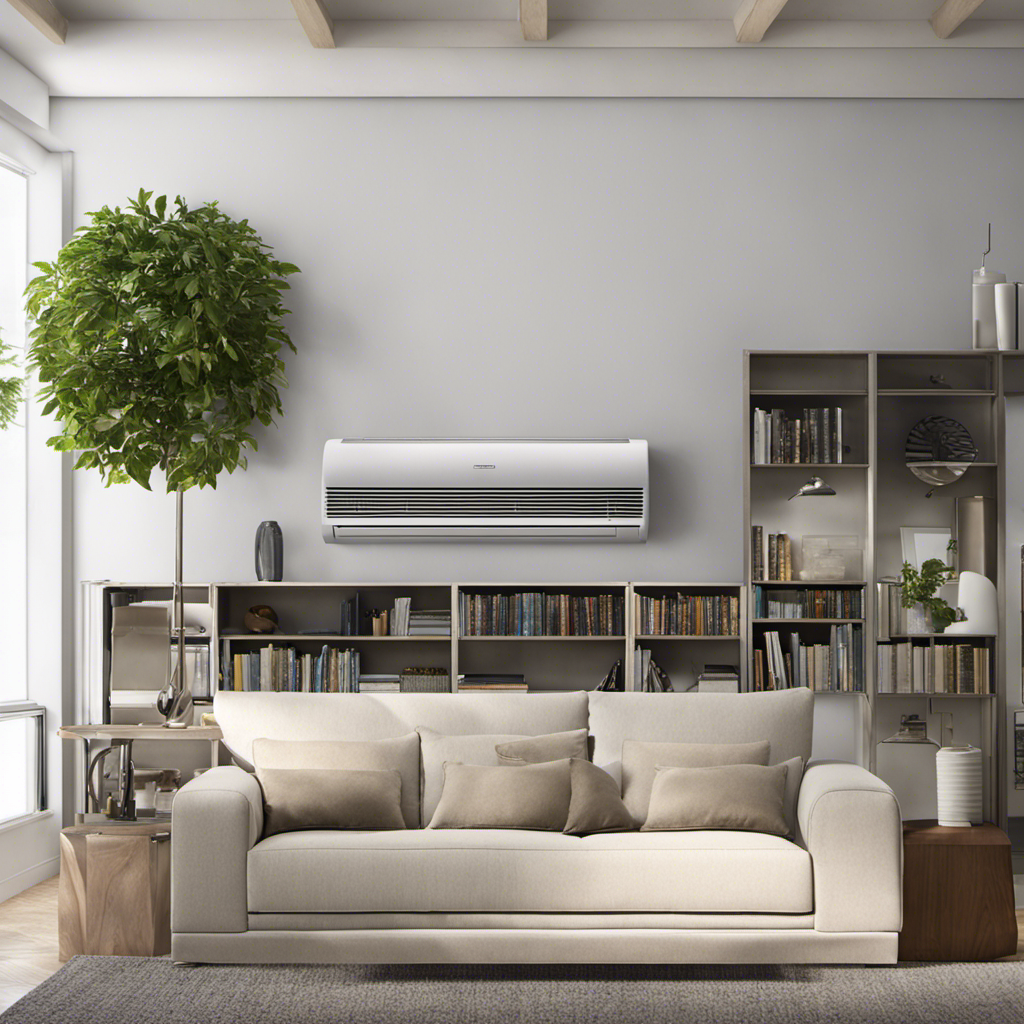 An image that showcases a homeowner in front of a variety of central air conditioner units, examining their efficiency ratings, size, noise levels, and energy-saving features to emphasize key factors in choosing the perfect unit