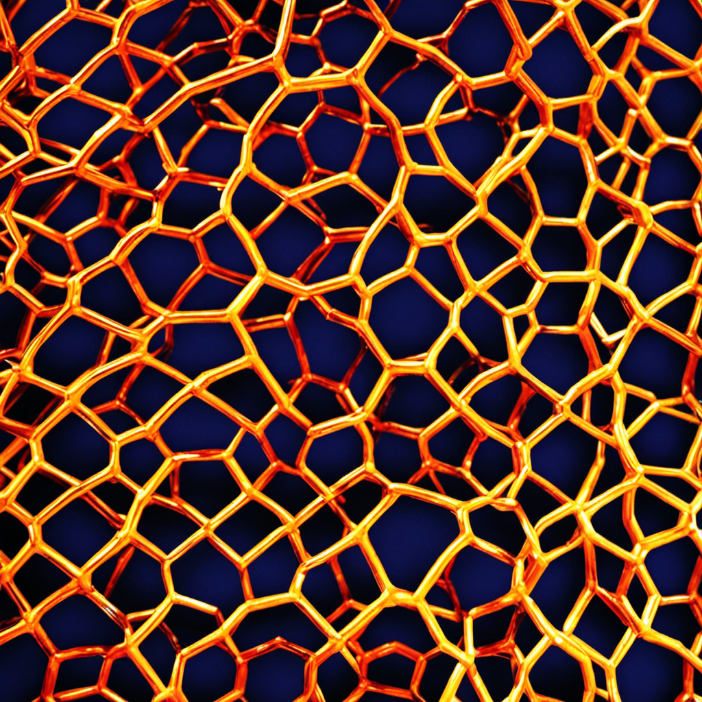 An image showcasing a vibrant lattice structure composed of identical bromide ions