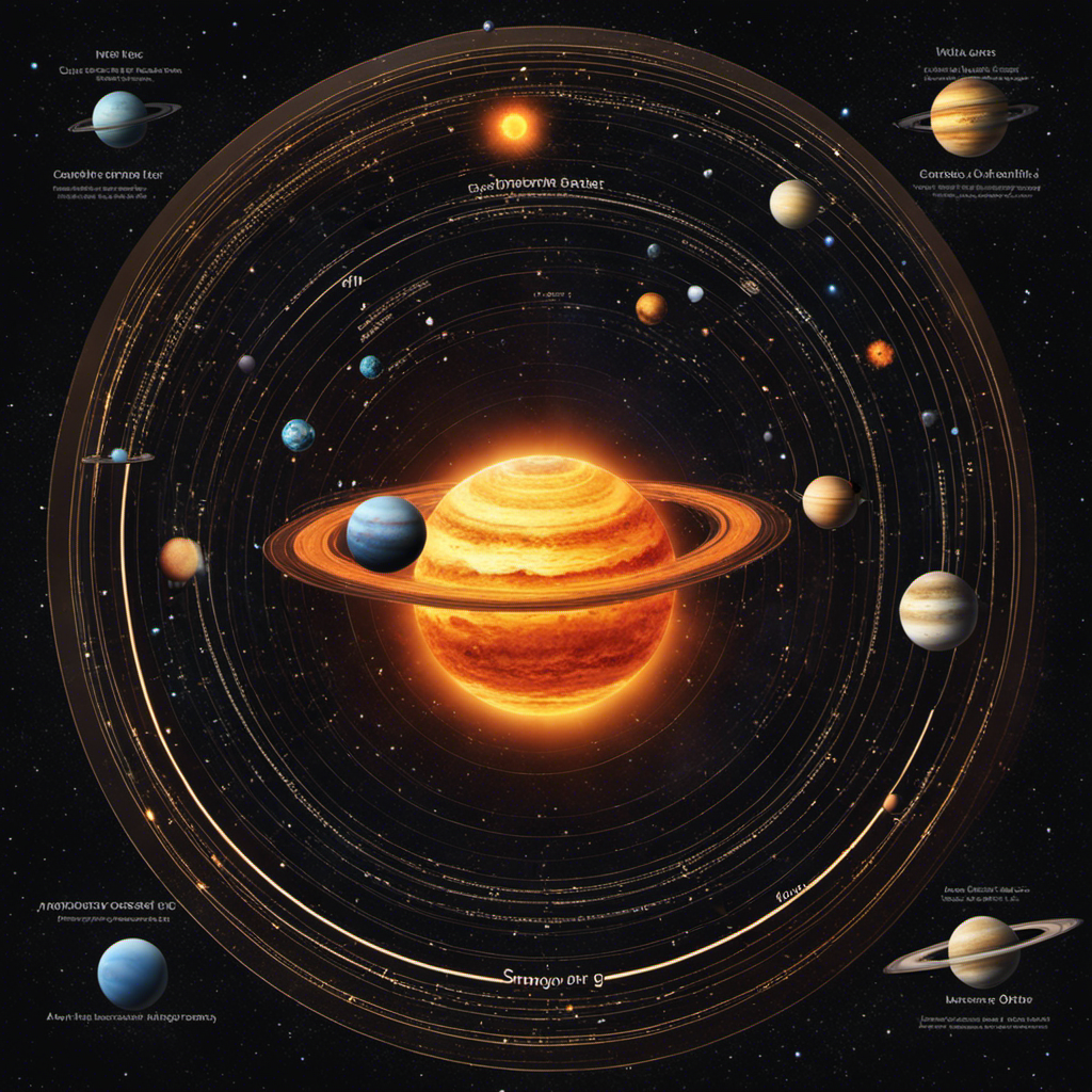 An image showcasing the symphony of planets and their interconnected orbits, displaying the intricate dance of celestial bodies as they form alliances, revealing the captivating secrets of solar system partnerships
