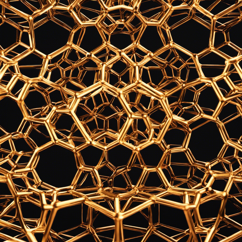 An image showcasing the intricate arrangement of positively and negatively charged ions, tightly bound together in a crystalline lattice structure