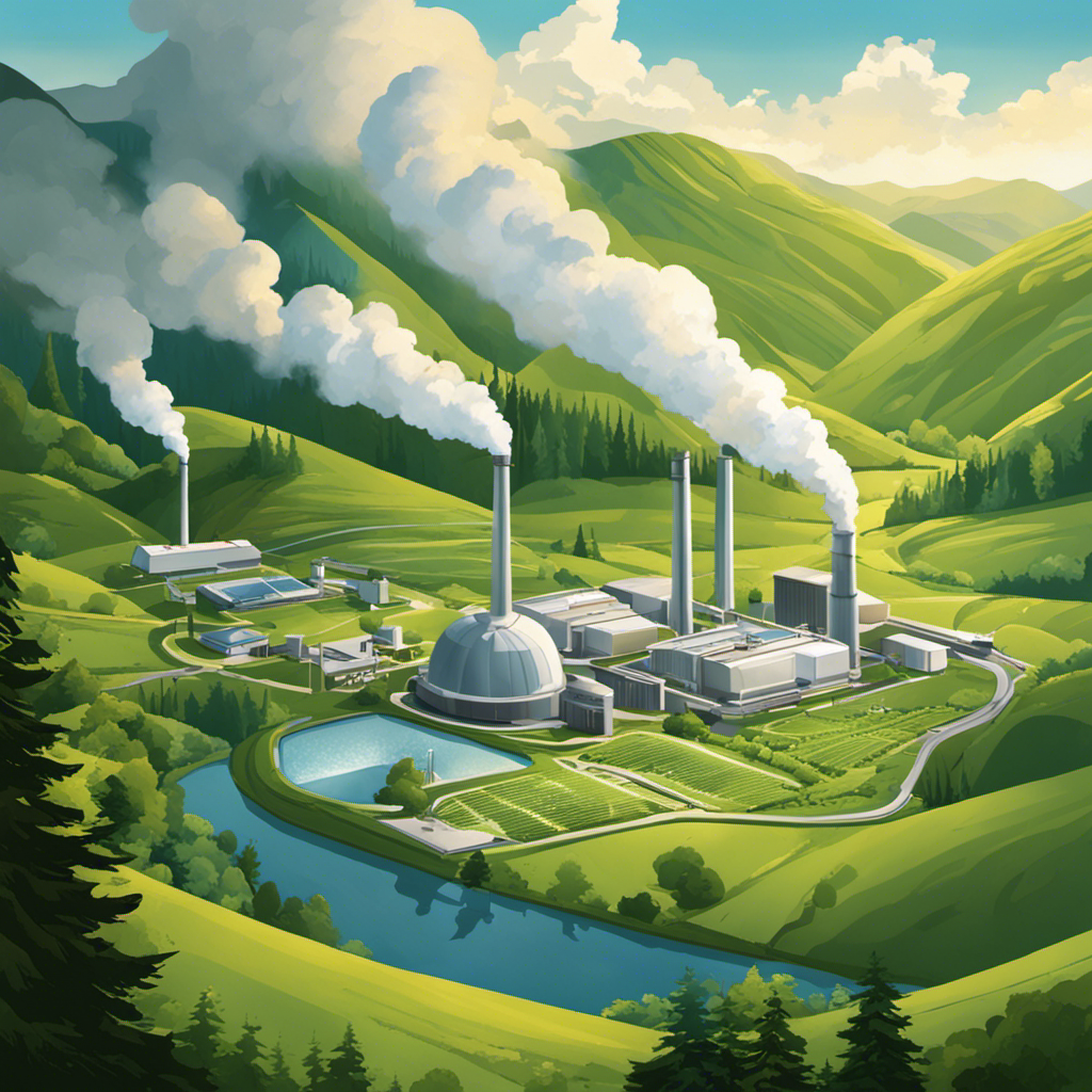 An image showcasing the remarkable benefits of geothermal energy