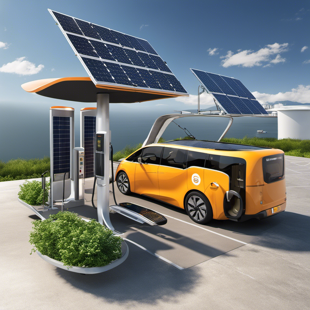 An image showcasing the four types of solar energy utilization in solar-powered transportation