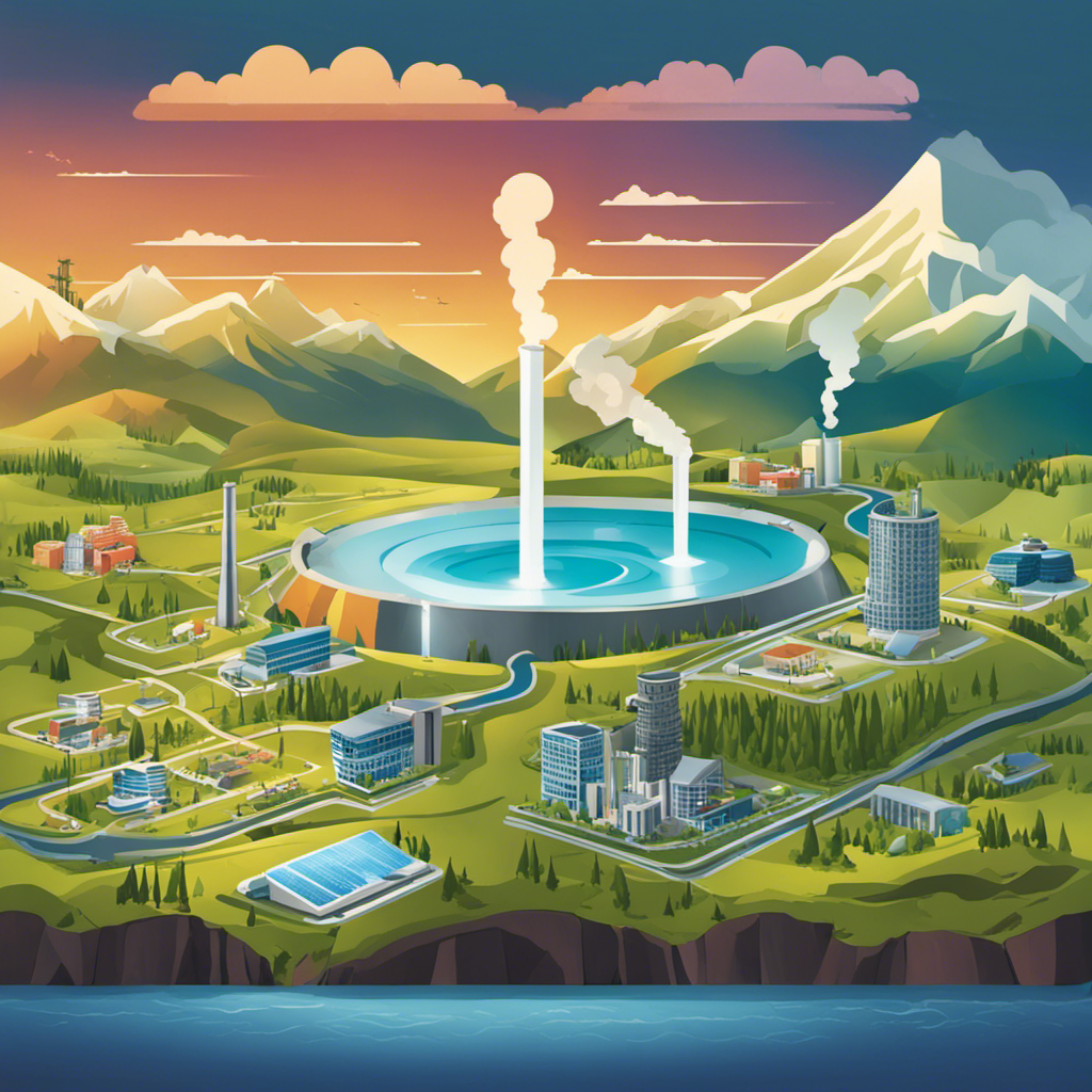 An image representing the risks and benefits of geothermal energy in society