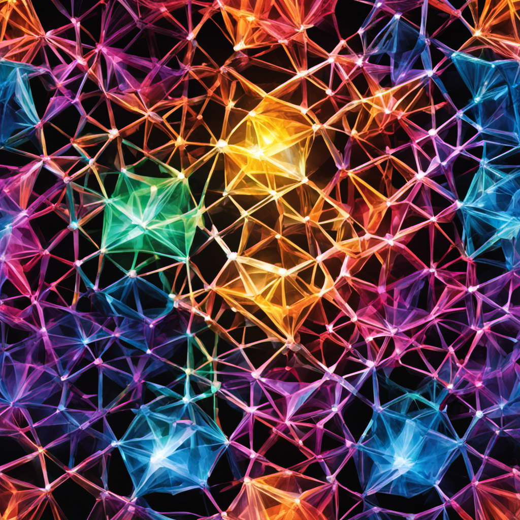 An image featuring a crystal lattice structure, with ions of varying sizes and charges arranged in a precise pattern