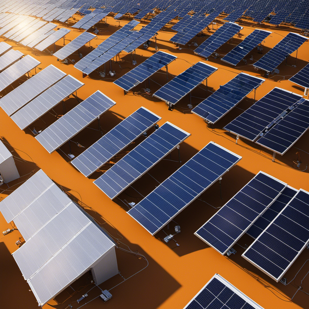 An image showcasing the energy storage challenges of solar energy