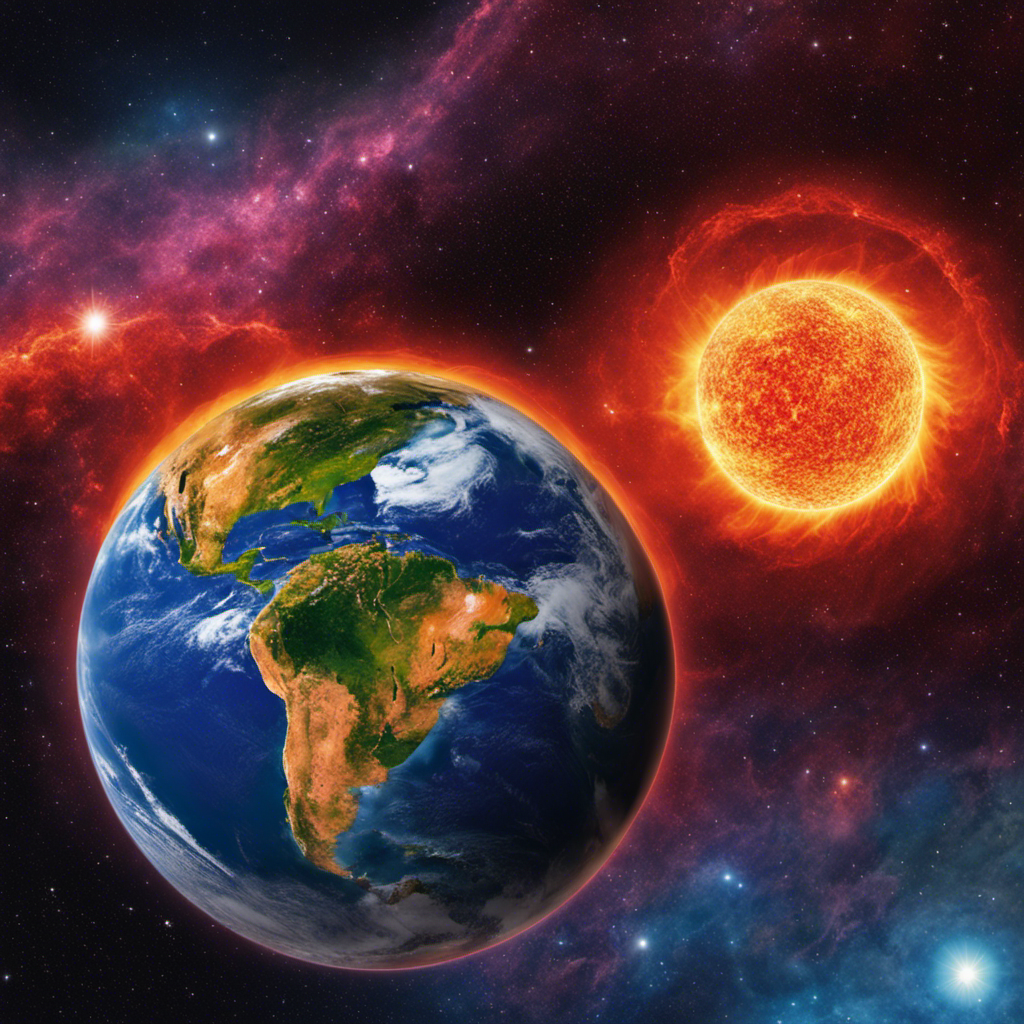 An image that depicts Earth's surface radiating thermal energy as infrared radiation, which is then absorbed by greenhouse gases (such as carbon dioxide and water vapor) in the atmosphere and subsequently emitted into space