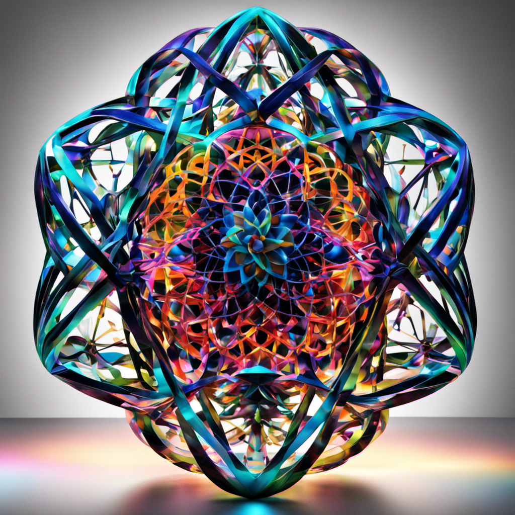 An image that showcases the intricacies of lattice energy: a vibrant lattice structure composed of interconnected atoms, pulsating with energy and radiating colorful vibrations, symbolizing the unseen forces within