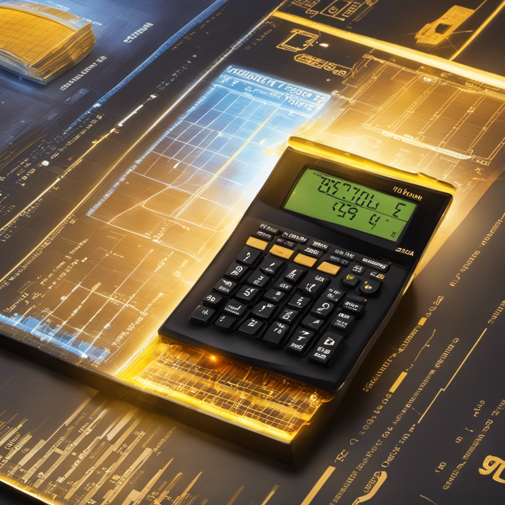 An image capturing the essence of a solar-powered calculator
