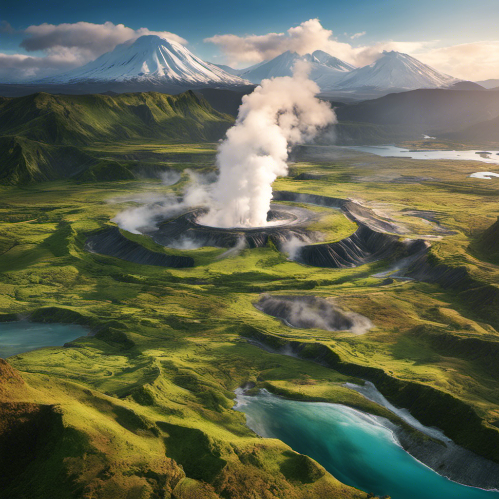 An image showcasing the diverse locations of geothermal energy