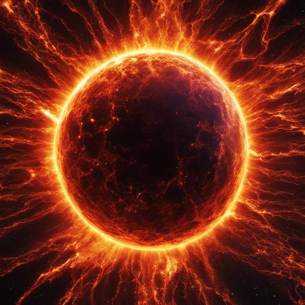 An image showcasing the radiant and fiery surface of the photosphere, the birthplace of solar energy