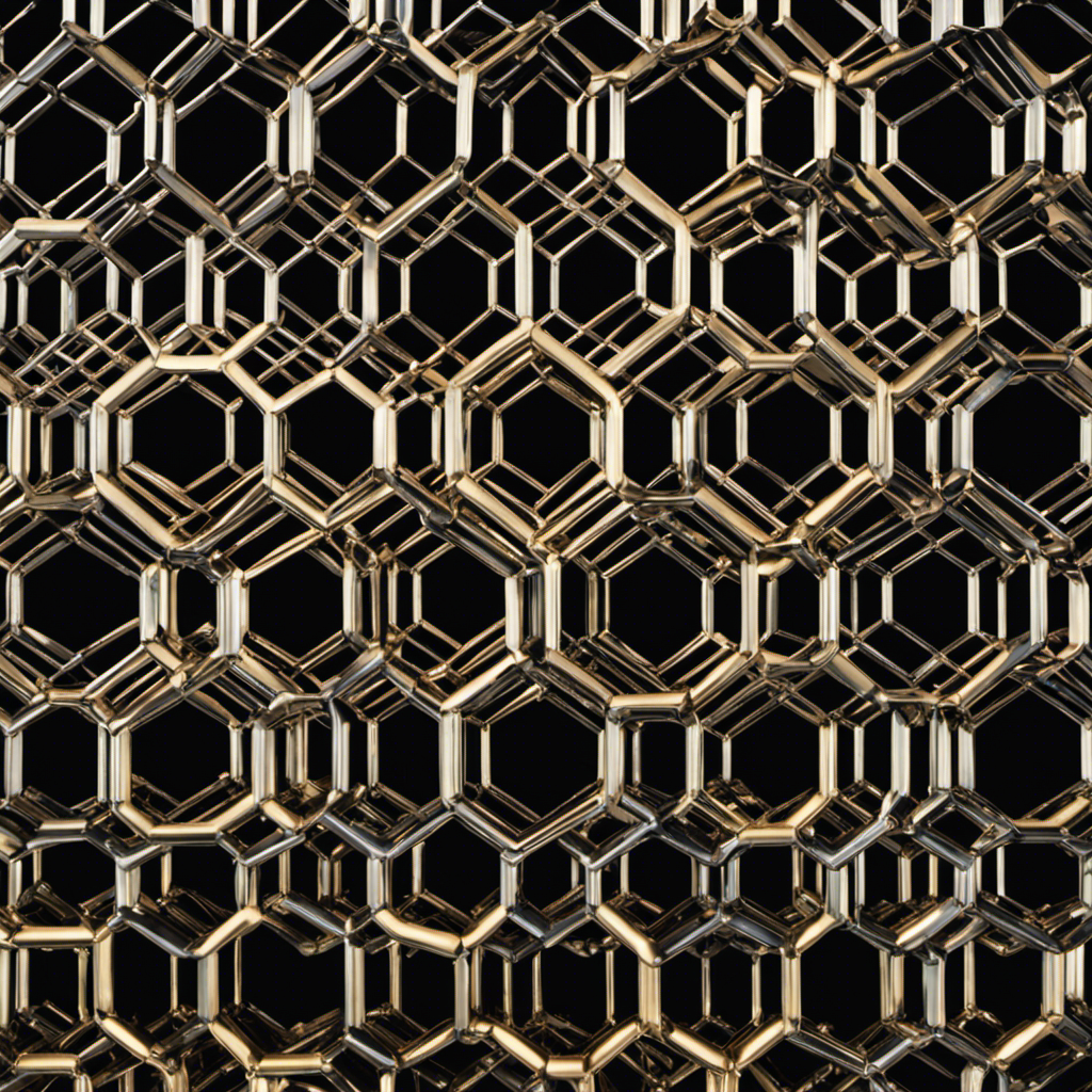 An image showcasing the crystal lattice structures of Magnesium, Calcium, Strontium, Barium, and Beryllium, highlighting their intricate arrangements and bond strengths