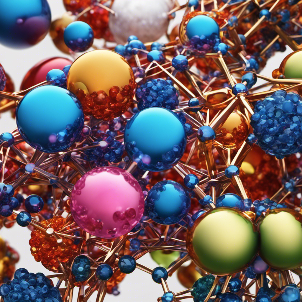 An image showcasing the intricate crystal structure of different ionic compounds, emphasizing their arrangements and relative distances between ions