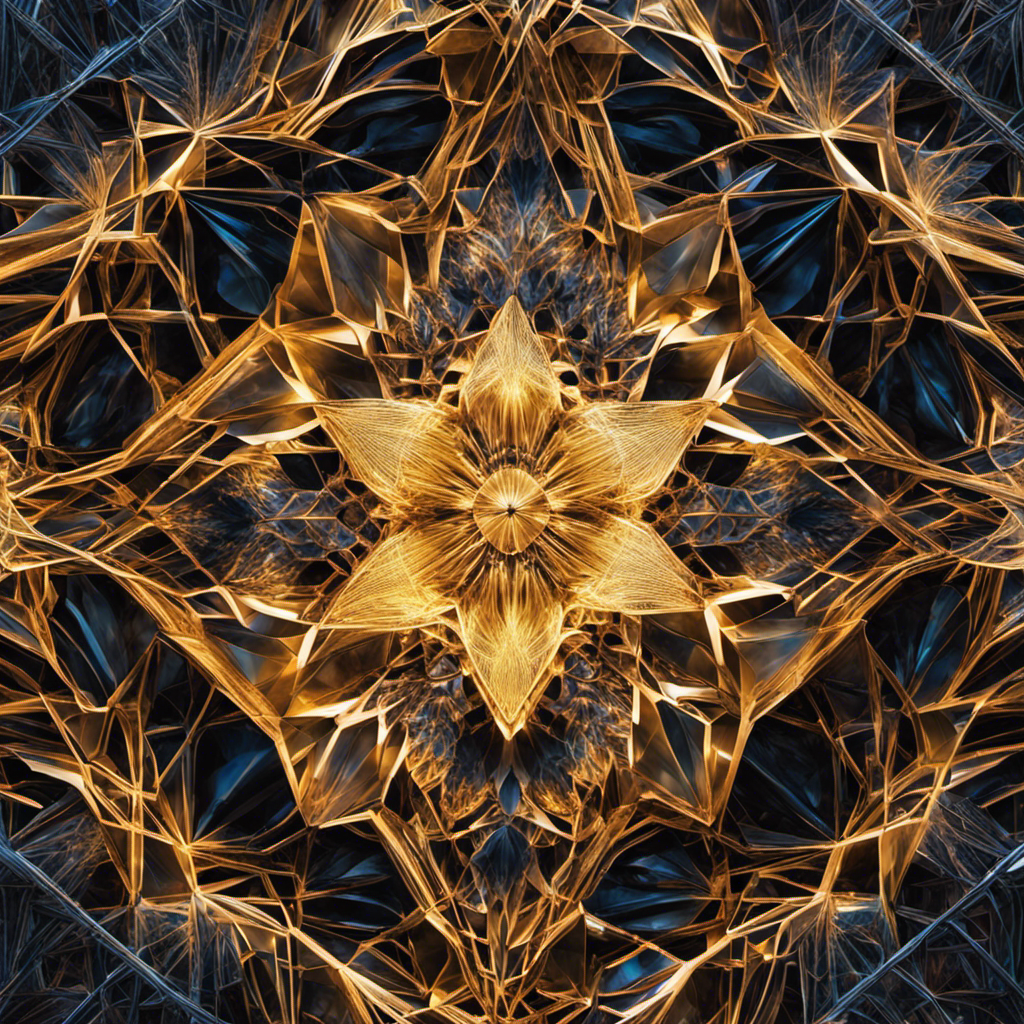 An image that vividly depicts the concept of crystal lattice energy