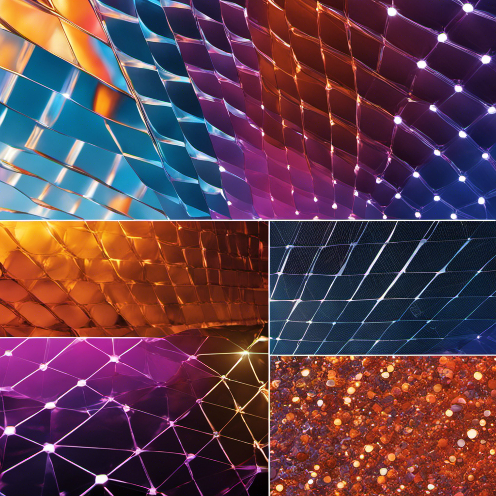 An image showcasing a diverse range of materials, such as silicon, copper, and graphene, arranged in a gradient of conductivity