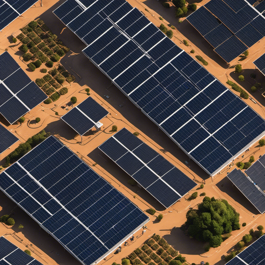 An image depicting two contrasting power grids: one fueled by fossil fuels, with extensive infrastructure and large power plants, and the other powered by solar energy, with decentralized panels and innovative grid integration solutions
