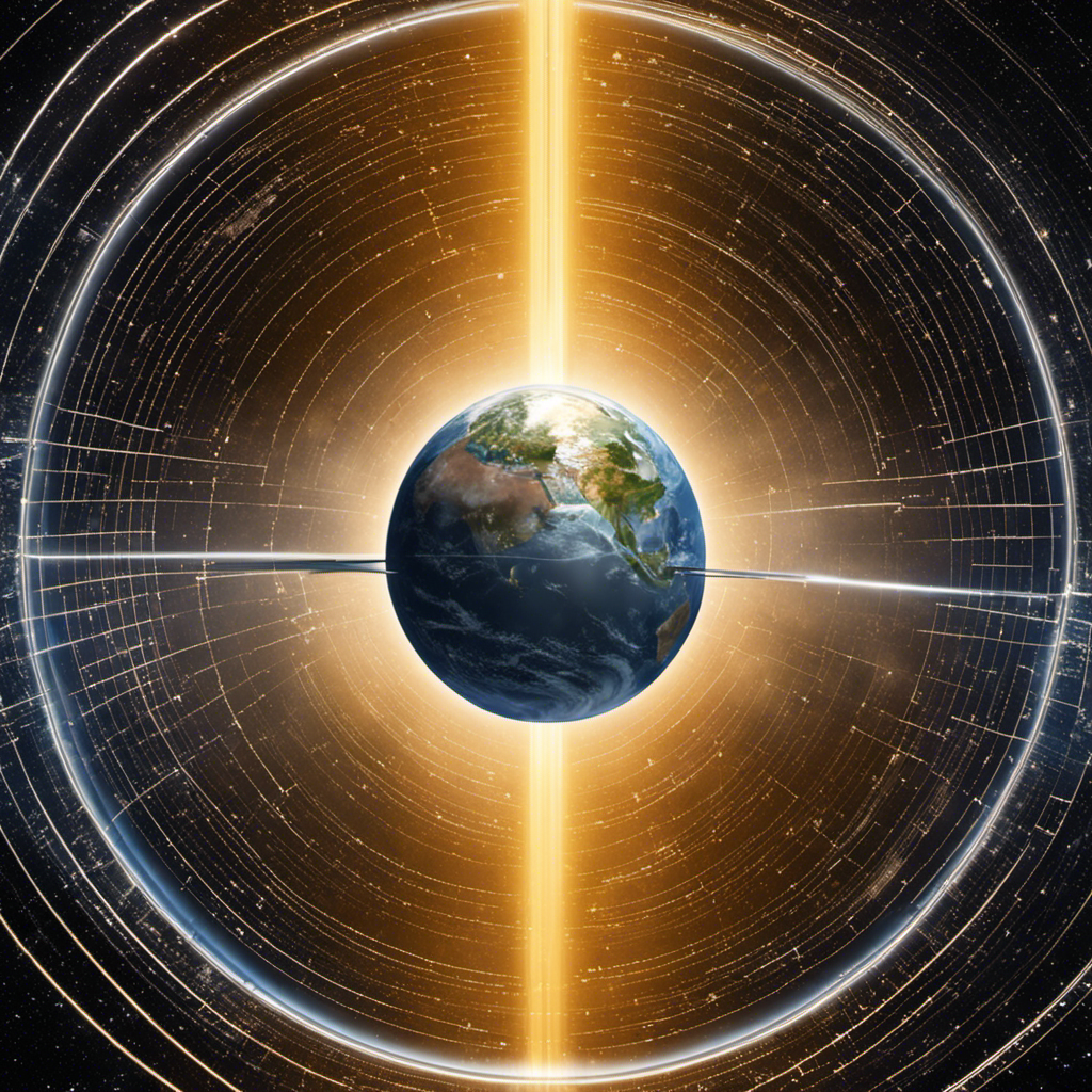 An image showcasing Earth's tilted axis, depicting the varying intensity of sunlight throughout the year
